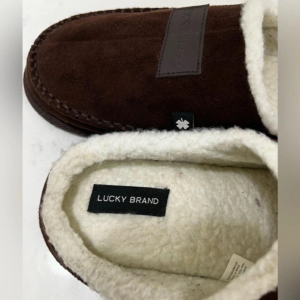Lucky Brand Men's Dark Brown Slip-Ons
